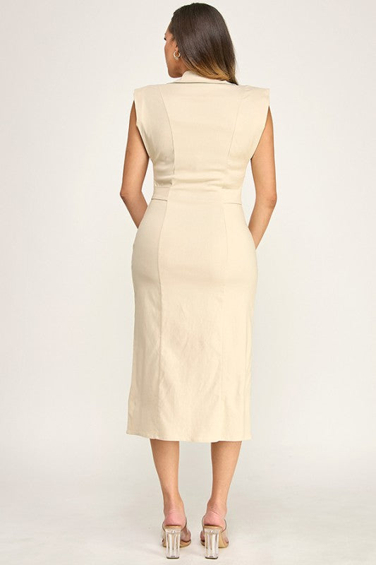 Robe Élégance Beige