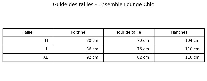 Ensemble Lounge Premium Gris – Élégance & Confort
